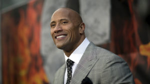 Cast member Dwayne Johnson poses at the premiere of "San Andreas" in Hollywood, California May 26, 2015. The movie opens in the U.S. on May 29. REUTERS/Mario Anzuoni