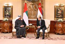 موقع رئاسة الجمهورية ينشر فيديو استقبال وتوديع الرئيس السيسي للشيخ محمد بن زايد آل نهيان